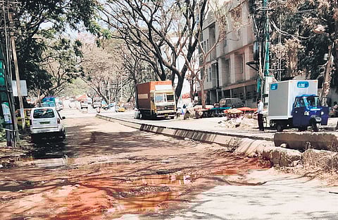 The MEI road connects to Kanteerava Studio Road.