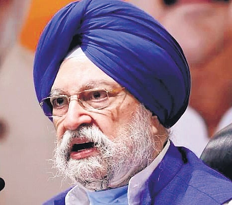 Petroleum minister Hardeep Singh Puri.