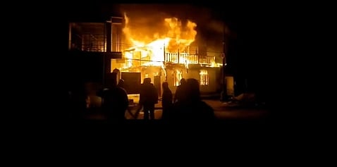 Arson attacks, blast in Manipur's Imphal Valley kills one