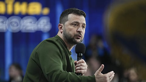 Ukrainian President Volodymyr Zelensky