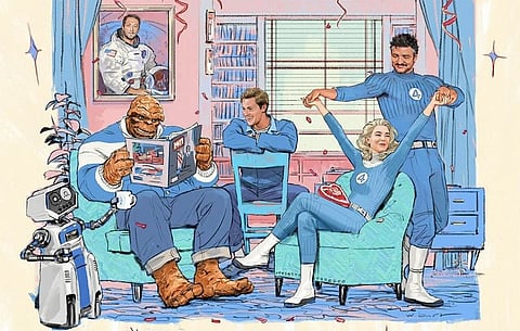 First look poster of the much-anticipated reboot of Fantastic Four by Marvel