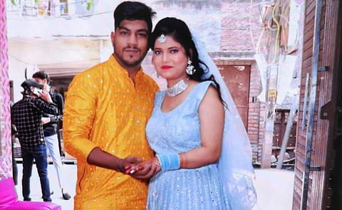 Ghaziabad couple Abhishek and Anjali