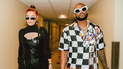 American singer Usher and Jennifer Goicoechea.