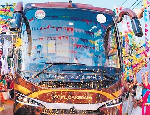Sadas bus in Bengaluru yard, road ahead uncertain