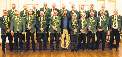 Australian Masters cricket team launches presbyopia campaign