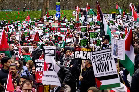 Arab nations are putting to a vote a U.N. resolution demanding an immediate humanitarian cease-fire in Gaza, knowing it will be vetoed by the United States but hoping to show broad global support for ending the Israel-Hamas war.