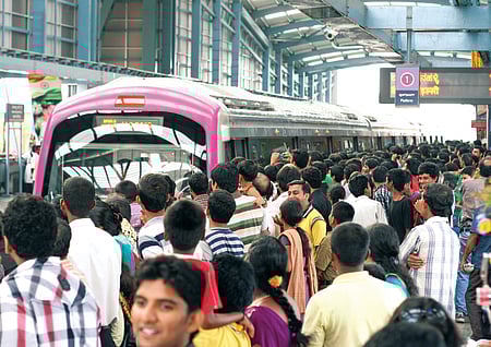 Image of the Bengaluru metro used for representational purpose only.