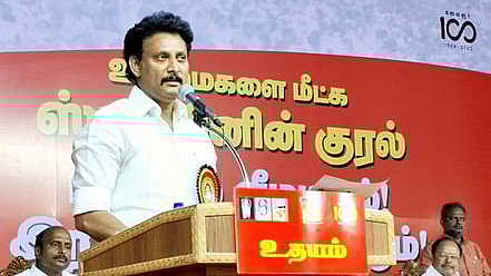  School education minister Anbil Mahesh Poyyamozhi