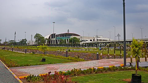 A view of the Kilambakkam bus terminus