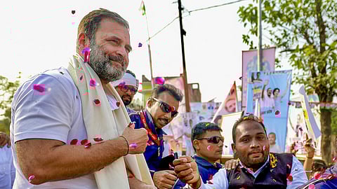 Congress leader Rahul Gandhi during the 'Bharat Jodo Nyay Yatra'