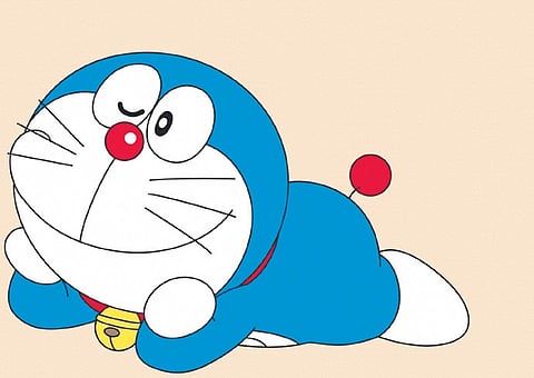 Manga character Doraemon.