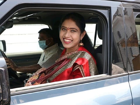 Vilavancode Congress MLA S Vijayadharani