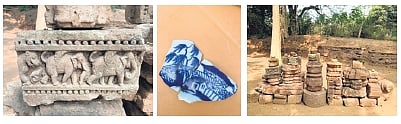 Barabati excavation in Cuttack unveils Chinese porcelain, temple and palace remains