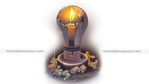 Apart from Natrampalayam panchayat, a section of villages in Doddamanju panchayat were also affected due to power cut.