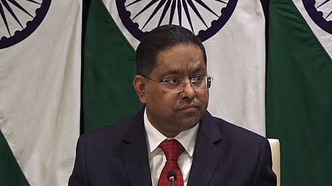 Randhir Jaiswal, the spokesperson for the Ministry of External Affairs