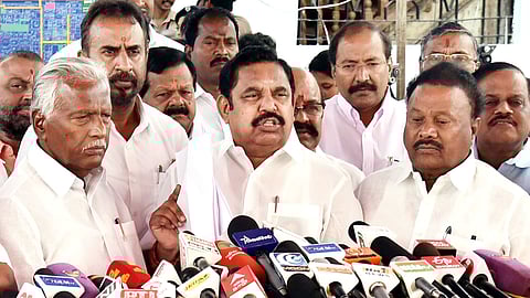 AIADMK general secretary Edappadi K Palaniswami.