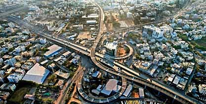 Second level flyover at Bairamalguda is ready for inauguration.
