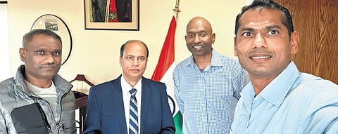 NRI Grievances group international convenor Subhas Balappanavar at San Francisco