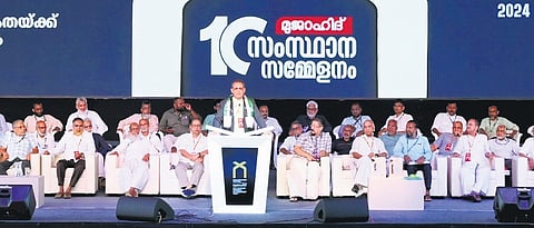 Abed Alrazeq Abu Jazer, the media and politics counsellor at the Palestine Embassy, inaugurated the 10th Mujahid Conference at Karipur in Malappuram on Thursday.