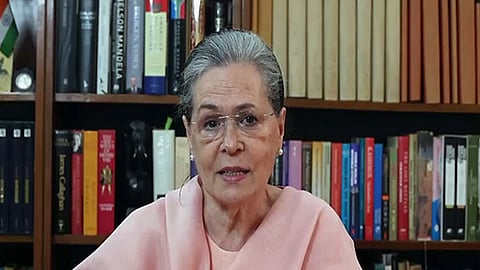 Former AICC President Sonia Gandhi.