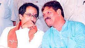 Uddhav Thackeray  with Baban Gholap 