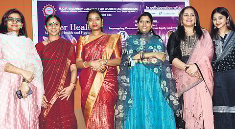 ‘Breaking Taboos: Empowering Conversation on Menstrual Equity and Hygiene’ was conducted as part of the college’s Her Health Menstrual Health and Hygiene Expo.