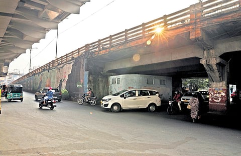 commuters pass under the RoB in Hyderabad | Sri Loganathan Velmurugan