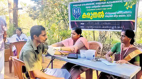 A medical camp was conducted for the villagers of Vellavoor panchayat in Kottayam as part of the Karuthal 2024 initiative.