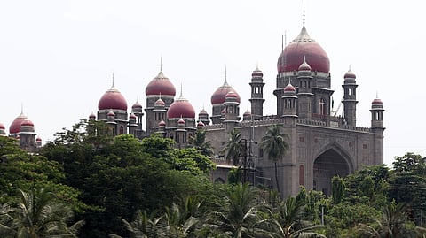 A view of Telangana High Court in Hyderabad