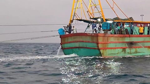 Trawling near Vedaranyam. Photo for representational purpose.