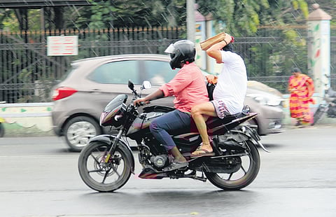 Vizag city witnessed sporadic showers on Wednesday I G Satyanarayana