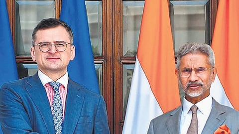 Jaishankar, Ukraine FM talk peace formula, global security
