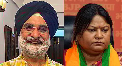 Taranjit Singh Sandhu and Sita Soren