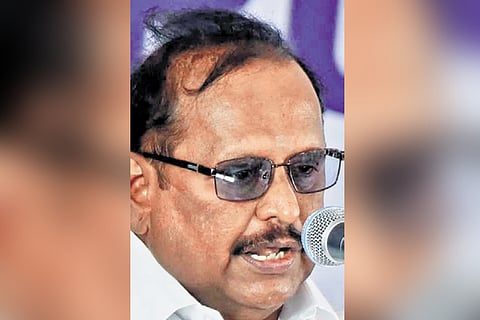 Tamil Nadu Law Minister S Regupathy