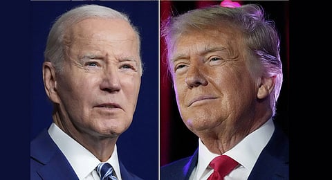President Joe Biden and Donald Trump