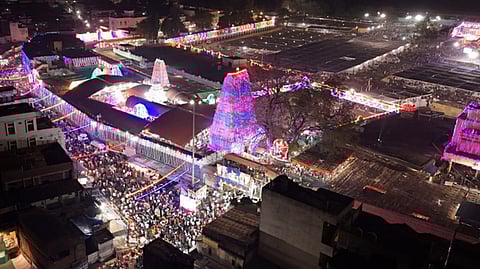 Sri Raja Rajeshwara Swami Temple in Vemulawada.