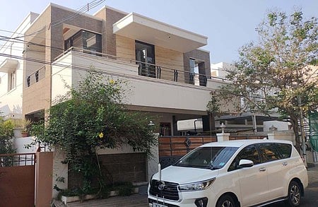 Controversial Lottery King Santiago Martin's home in Coimbatore.