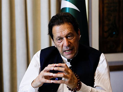Former Prime Minister of Pakistan Imran Khan.