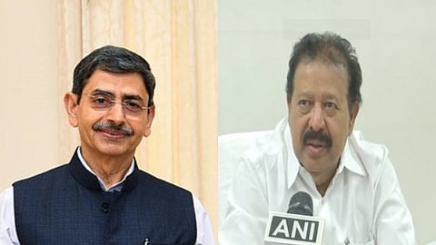 Tamil Nadu Governor RN Ravi and DMK leader K Ponmudy