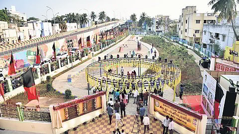 Chief Minister MK Stalin on Thursday inaugurated the Mayor Chitt ibabu Bridge Park in Kolathur assembly constituency