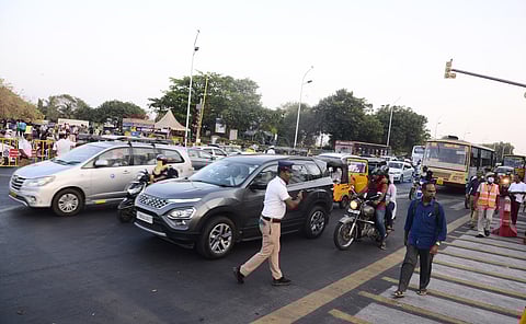 The Greater Chennai Traffic Police has announced traffic modifications around MA Chidambaram Stadium in Chepauk on days when IPL matches are scheduled.