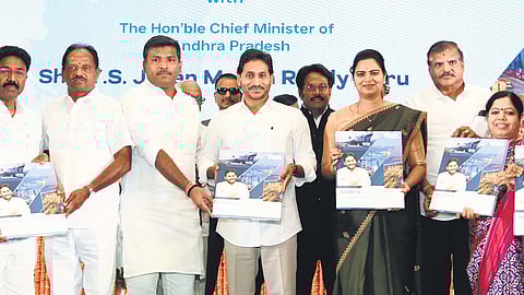 CM YS Jagan Mohan Reddy unveiling ‘Vision Visakha’ document on Tuesday