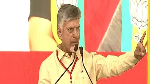 TDP supremo N Chandrababu Naidu