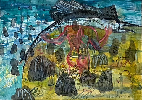 Calcutta Painters: Going with the flow