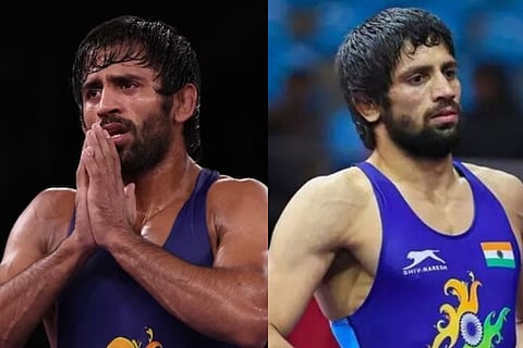 Wrestlers Bajrang Punia, Ravi Dahiya
