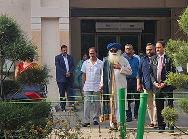 Isha yoga and Isha foundation founder Jaggi Vasudev. 