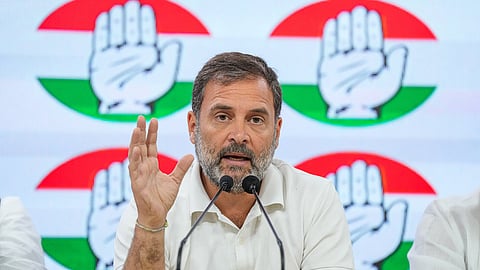 Congress leader Rahul Gandhi 