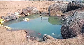 A group of around 15 people, allegedly a part of gemstone mafia, dug the base of a massive boulder, which suddenly collapsed, trapping Sushant under the water.