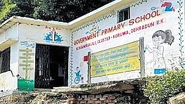 Over 640 government schools in Uttarakhand that have been abandoned due to declining student numbers. 