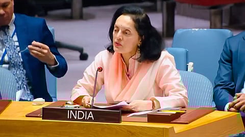 India's Permanent Representative to the UN, Ambassador Ruchira Kamboj.
